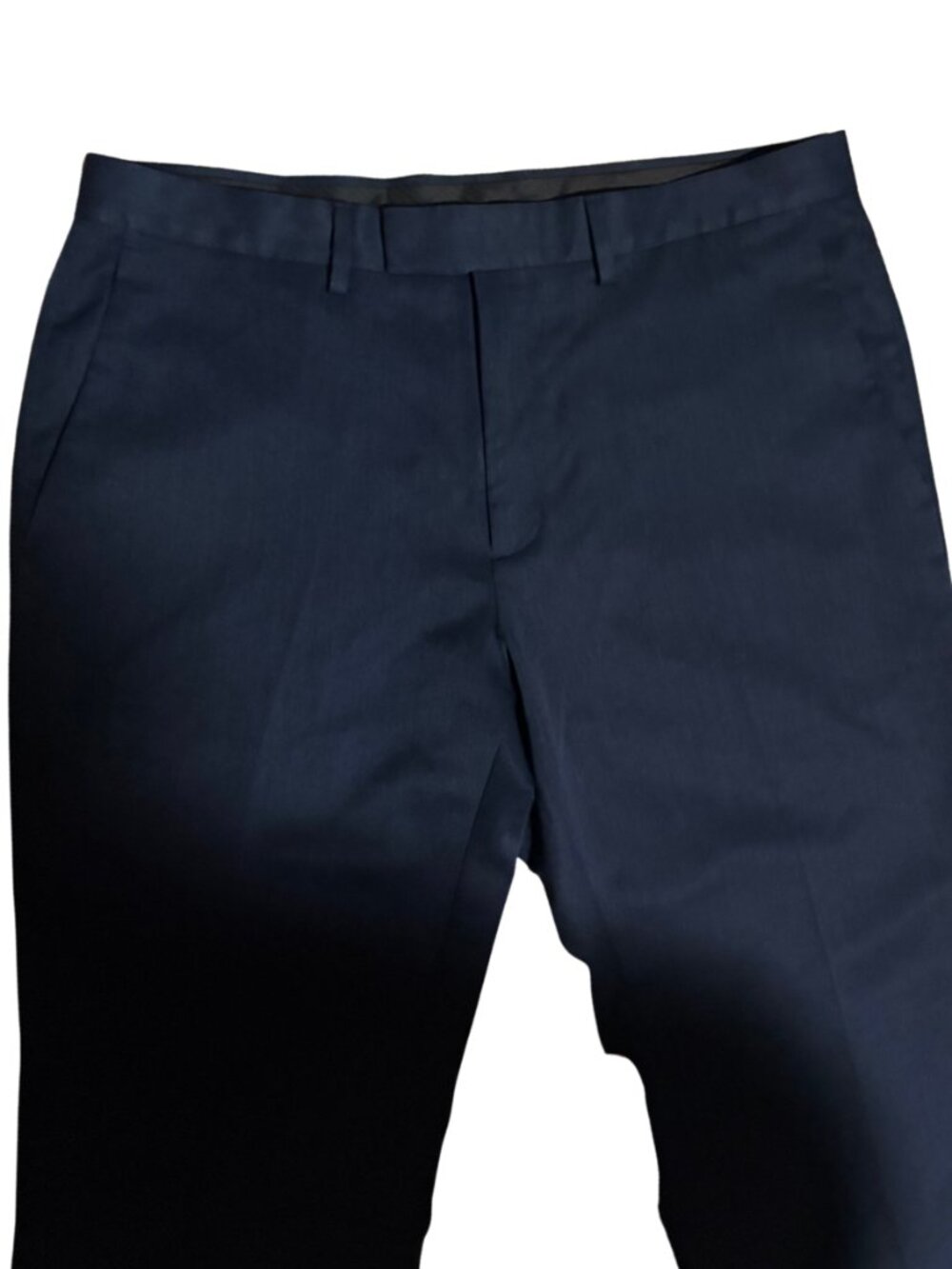 Kenneth Cole Reaction Navy Blue Dress Pants Mens 36x32 Flat Front Career